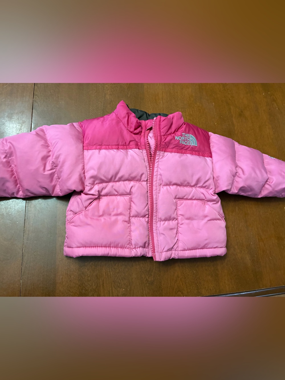 The North Face Hot Pink Infant Puffer Jacket
